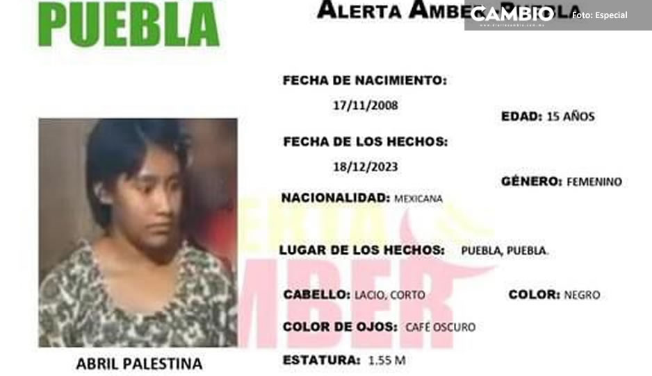 ¡Ayúdala a volver a casa! Abril de 15 años desapareció en Diagonal Defensores de la República