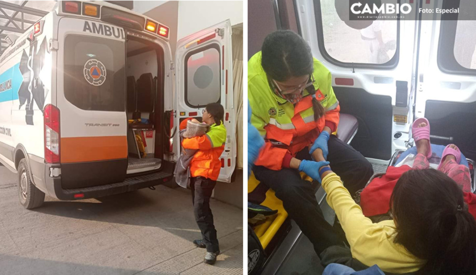 ¡Se adelantó la cigüeña! Bebé nace en calles de Minerales del Sur