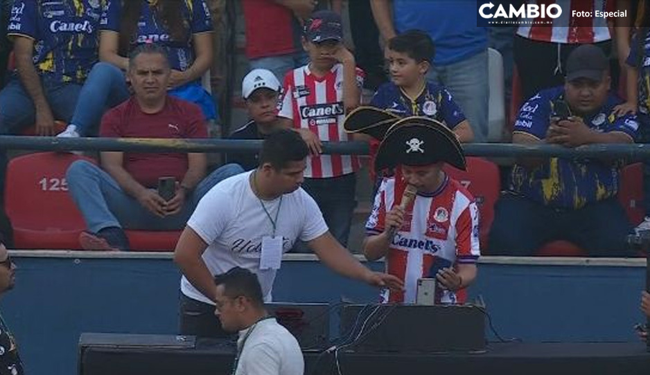 ¡Se armó el bailongo! Sonido Pirata dio show de medio tiempo en el San Luis vs Mazatlán