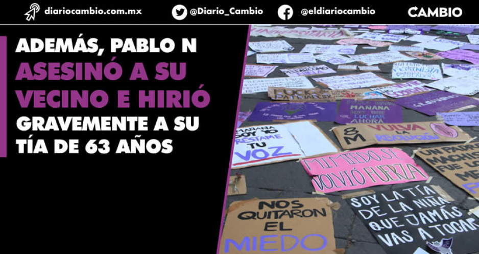 Feminicidio 31: Cristina fue asesinada a hachazos por su hijo en Pahuatlán