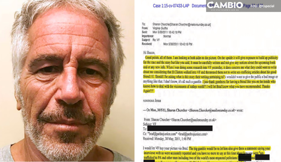 ¡Más nombres! Publican segunda lista de implicados en el escándalo de Jeffrey Epstein