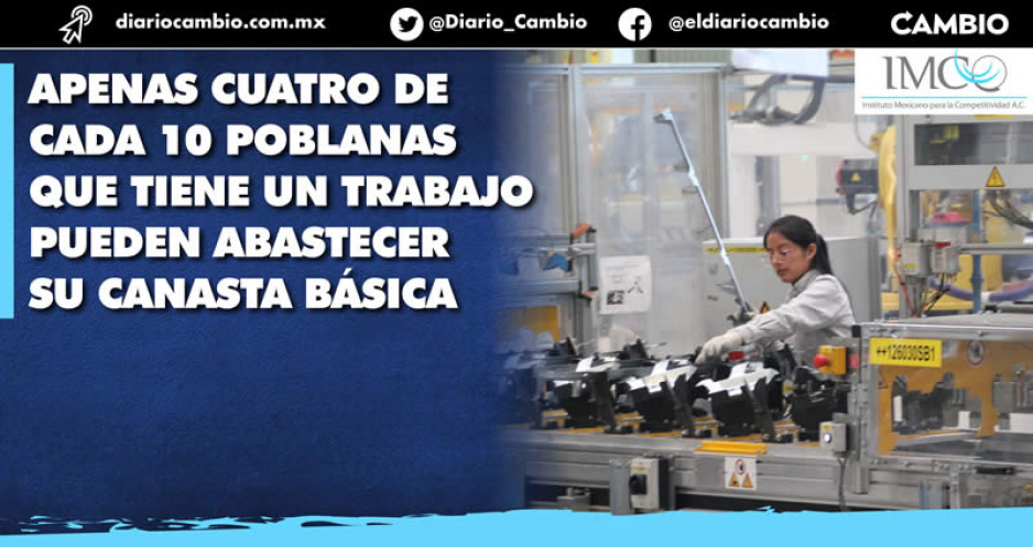 Puebla, quinto lugar con las peores condiciones de trabajo para mujeres