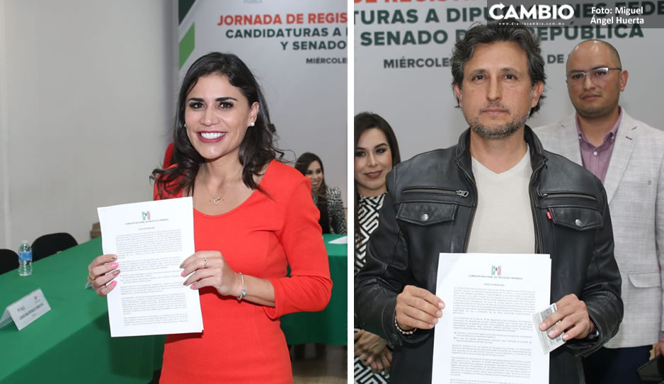 Se inscriben Karina Romero y José Juan Espinosa para diputaciones federales del PRI