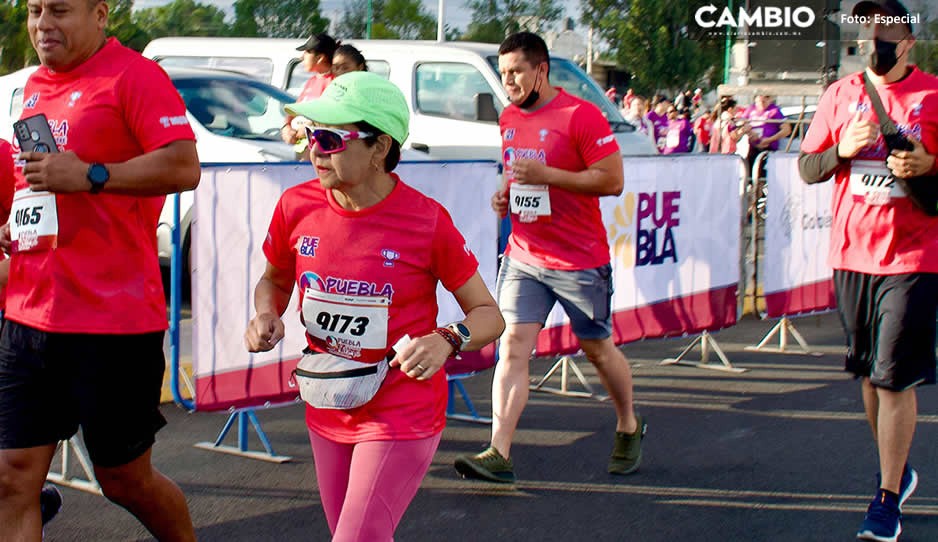 Rectora de la BUAP participa en la Carrera por la Mujer “Puebla te quiere libre”
