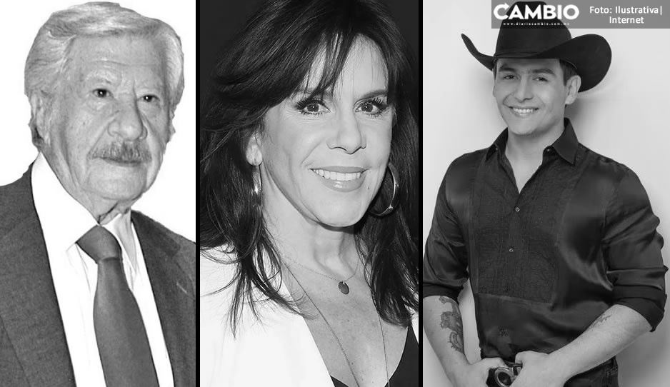 ¡Qué tristeza! Estos son todos los famosos mexicanos que han muerto en 2023