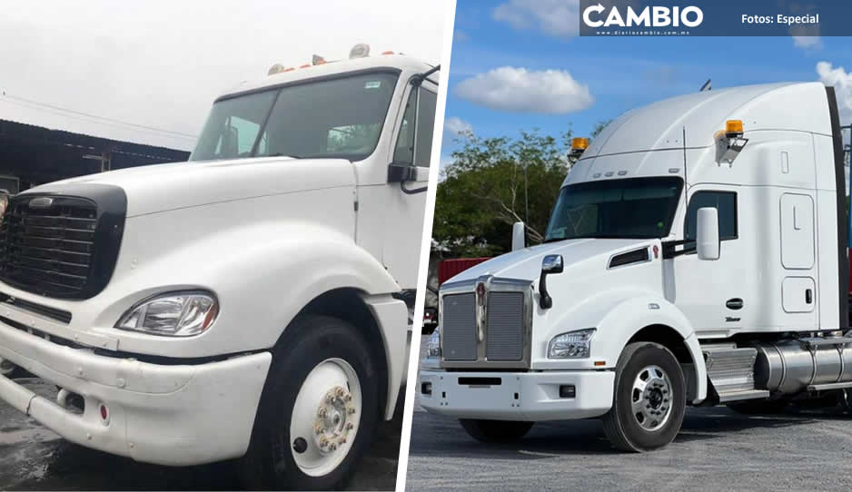En ocho meses se han robado casi 600 camiones Freightliner y Kenworth en territorio poblano