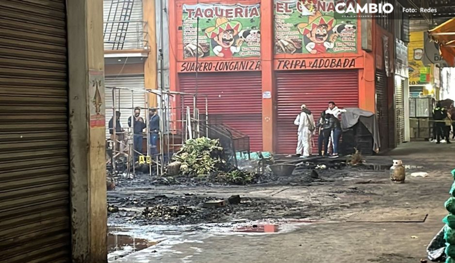 Suman 9 muertos tras incendio en Central de Abastos de Toluca
