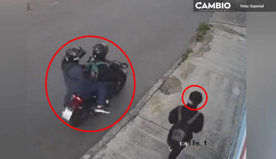 FUERTE VIDEO: Asaltantes disparan a joven para robarse su celular