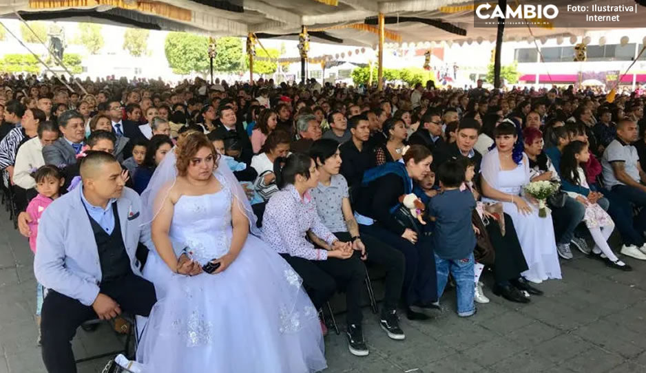¿Ganas de casarte? Anuncian boda comunitaria gratuita en San Pedro Cholula