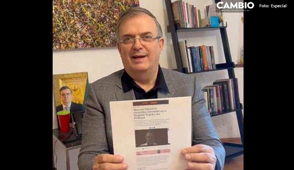 ¿Qué le pasó? Marcelo Ebrard desmiente estar hospitalizado: gozamos de cabal salud