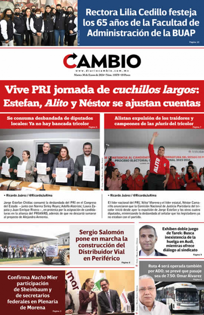 Vive PRI jornada de cuchillos largos :  Estefan, Alito  y Néstor se ajustan cuentas