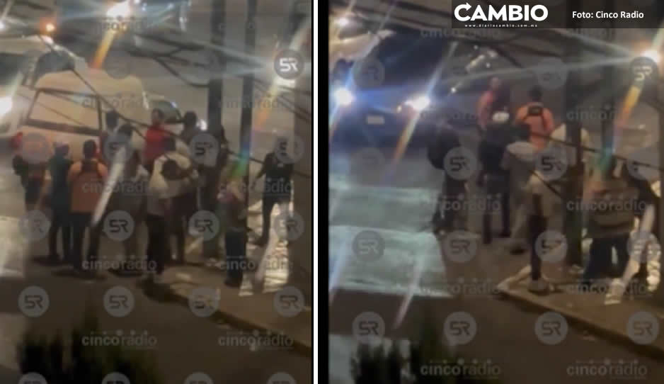 Se registra riña afuera de cantina en la colonia Zaragoza (VIDEO)