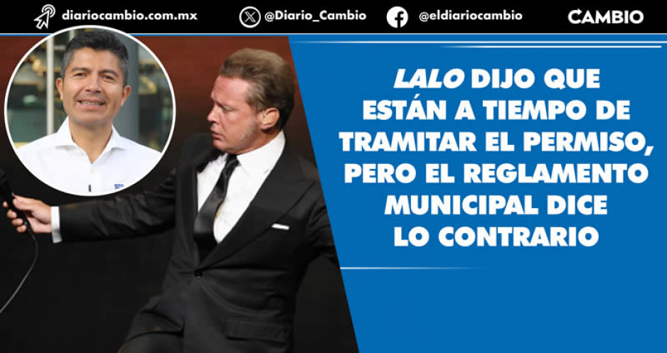 Concierto de Luis Miguel sí corre riesgo de cancelarse: Lalo revela que no han dado los permisos