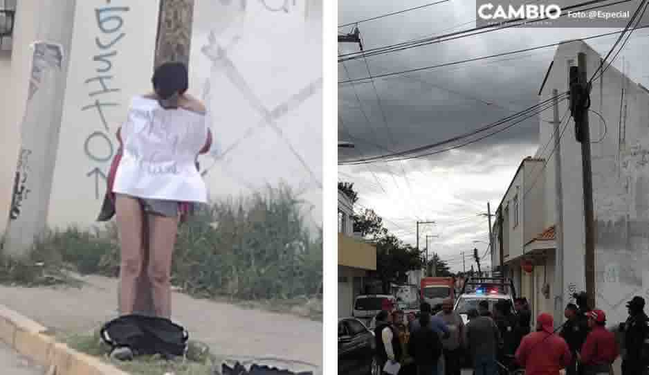 Desnudo y atado a un poste: Así dejaron a presunto ratero en Chachapa