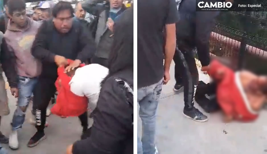 ¡Ya suéltenlo! Viralizan VIDEO de intento de linchamiento a chófer