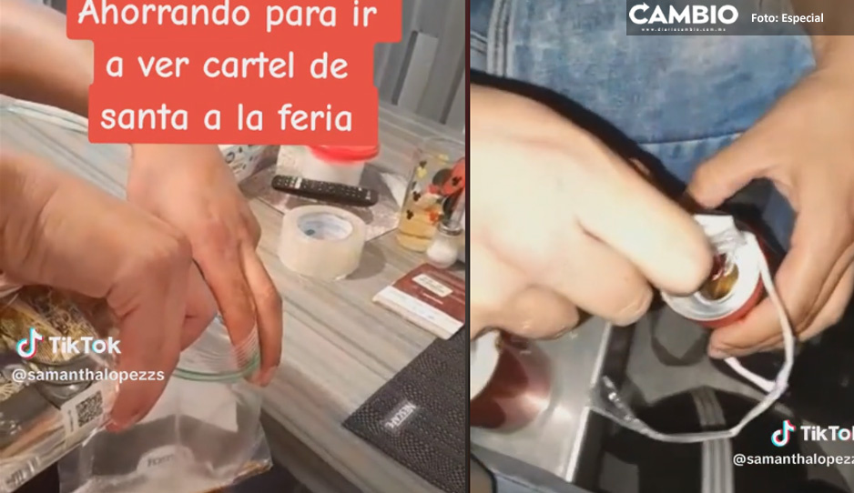 VIDEO: Así chavos metieron tequila a la Feria de Puebla para ver Cartel de Santa