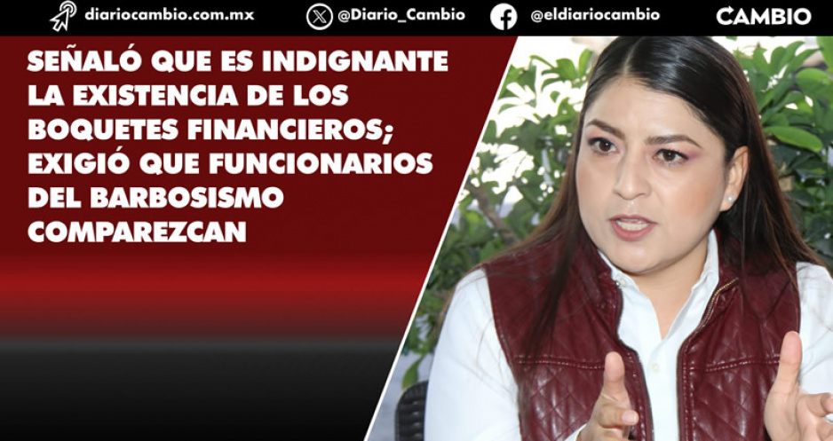 Claudia se lanza vs Barbosa y exige que investiguen a fondo boquete de 722 millones