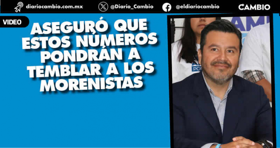 El PAN en Puebla capital logró recabar 50 mil firmas para el FAM, presume Chucho Zaldivar