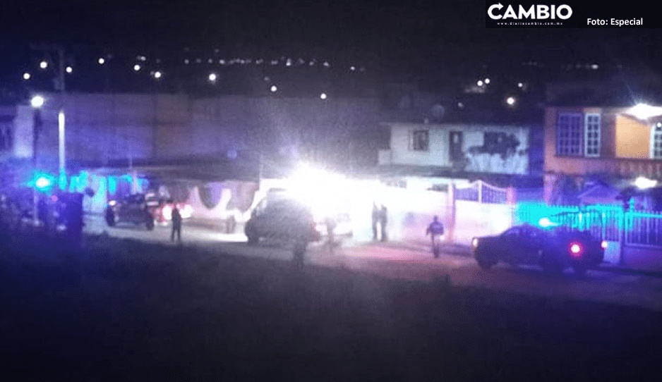 Rafaguean domicilio en Teotlalcingo; hay un lesionado
