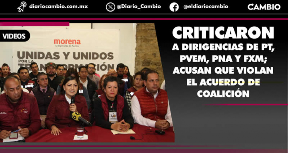 Claudia y Carvajal formalizan alianza vs Chedraui y exigen proceso democrático