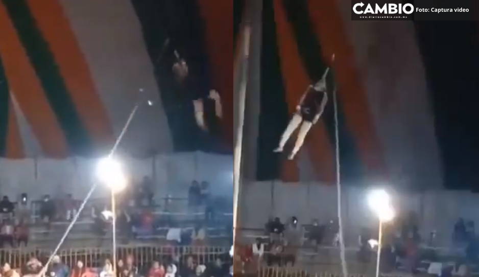 VIDEO: Acróbata muere trágicamente durante espectáculo de circo en vivo