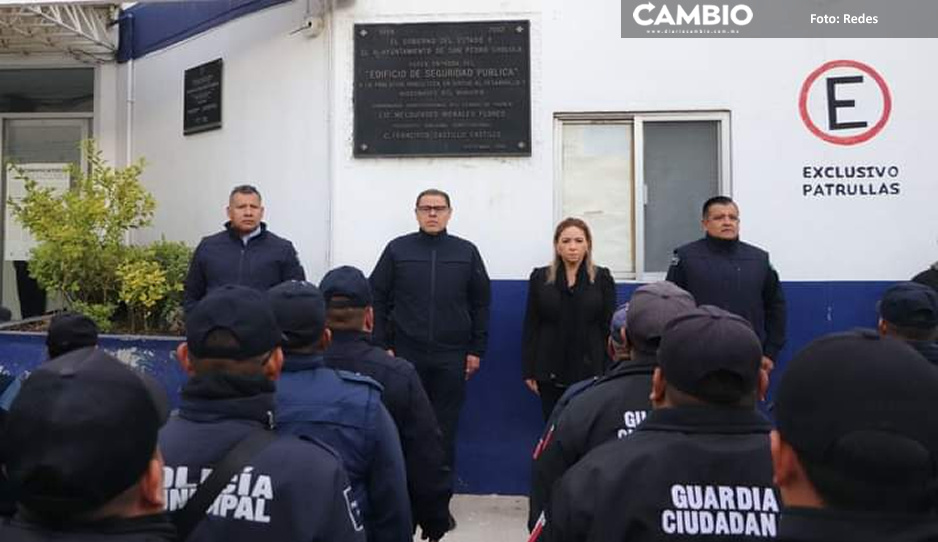 Realizan último pase de lista a Gregorio, policía atacado por delincuente en San Pedro Cholula