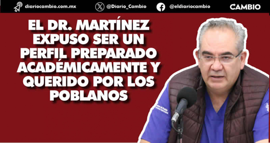El Doctor Martínez se destapa por la gubernatura: soy un todo terreno