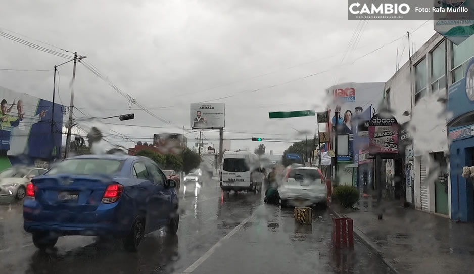 ¡A sacar el paraguas! Frente frío 8 y tormenta Pilar provocarán lluvias en Puebla
