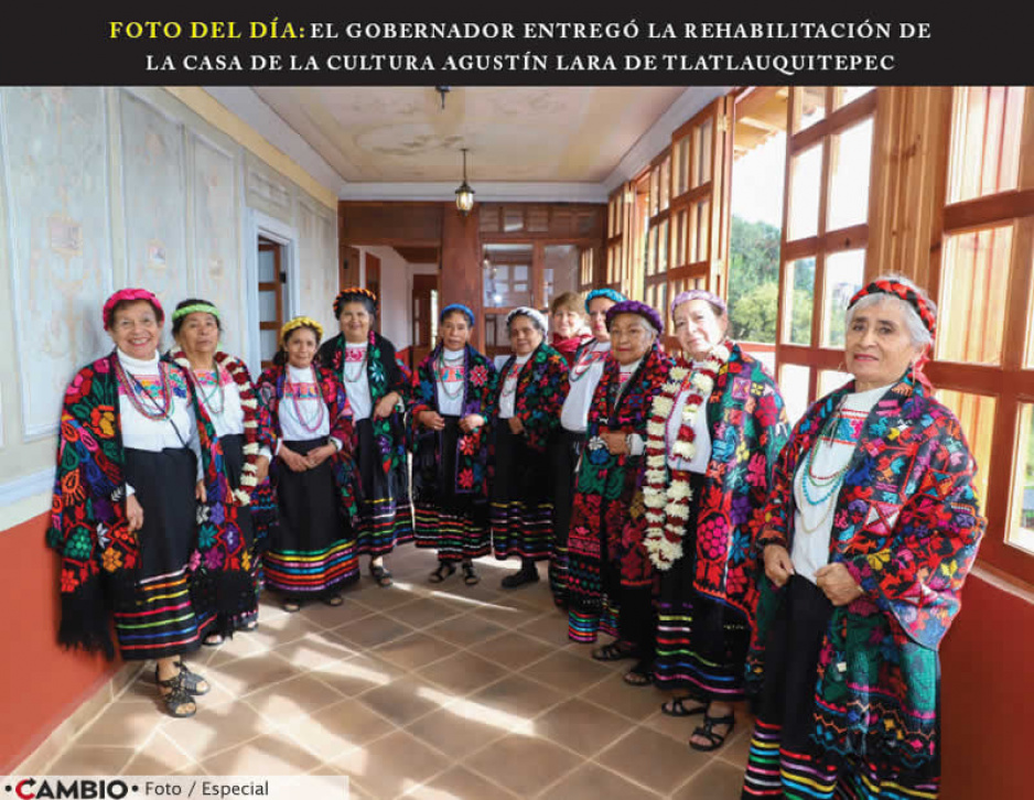 FOTO DEL DÍA: EL GOBERNADOR ENTREGÓ LA REHABILITACIÓN DE LA CASA DE LA CULTURA AGUSTÍN LARA DE TLATLAUQUITEPEC