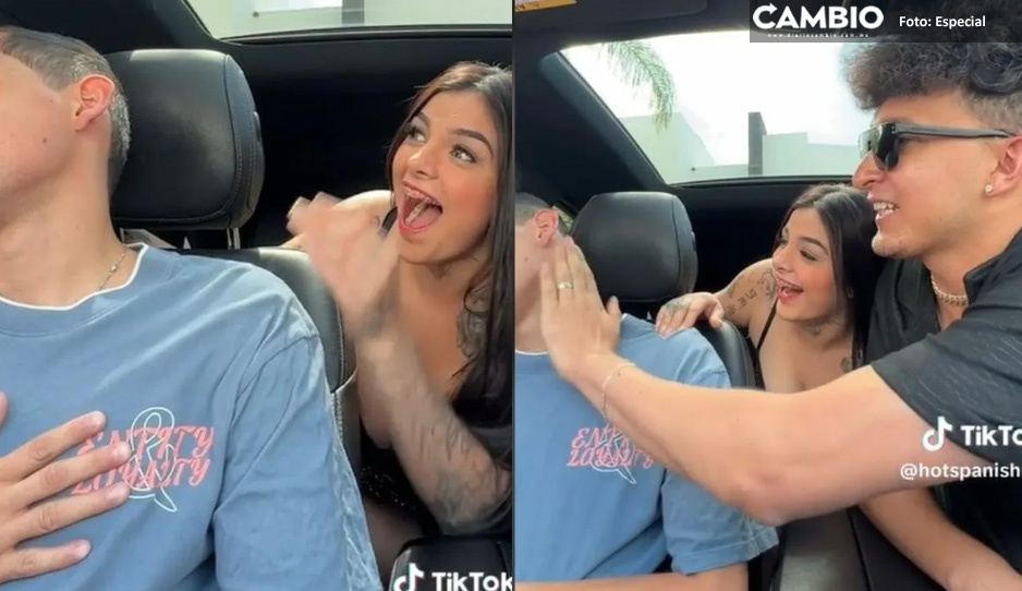¡No pudo con la emoción! Hombre se desmaya al conocer a Karely Ruiz (VIDEO)
