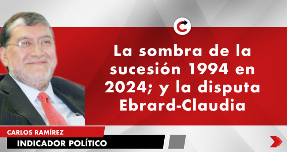 La sombra de la sucesión 1994 en 2024; y la disputa Ebrard-Claudia