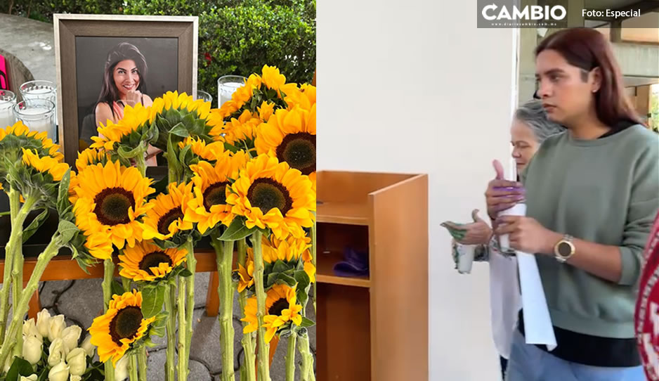 ¡Con flores y música! Alumnas y maestras de la Ibero exigen justicia por feminicidios en Puebla (VIDEO)