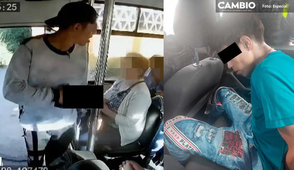 ¡Ya cayó! Detienen el Lagartijo, asaltante de transporte público en Puebla