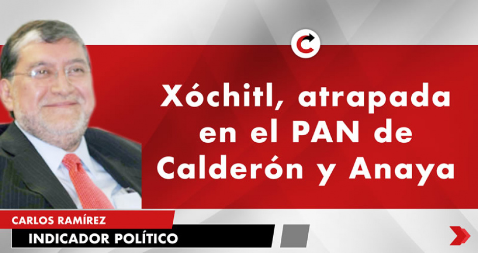 Xóchitl, atrapada en el PAN de Calderón y Anaya
