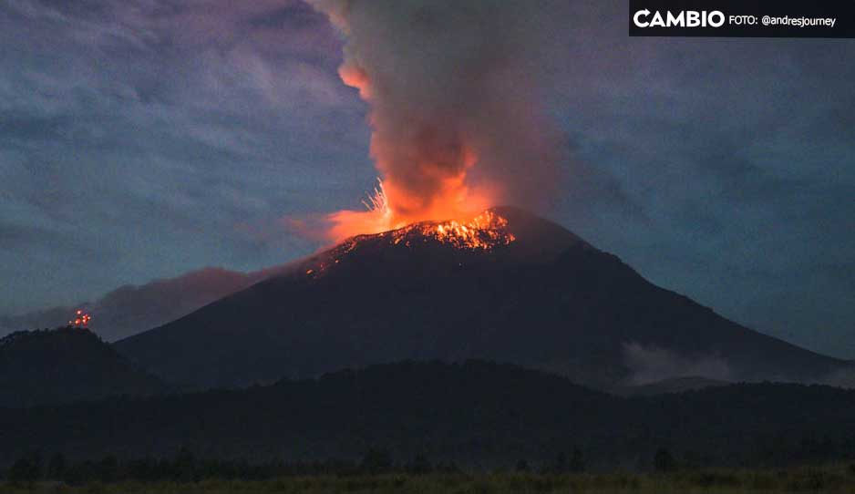VIDEO: Así se escucharon las explosiones del Popocatépetl esta madrugada