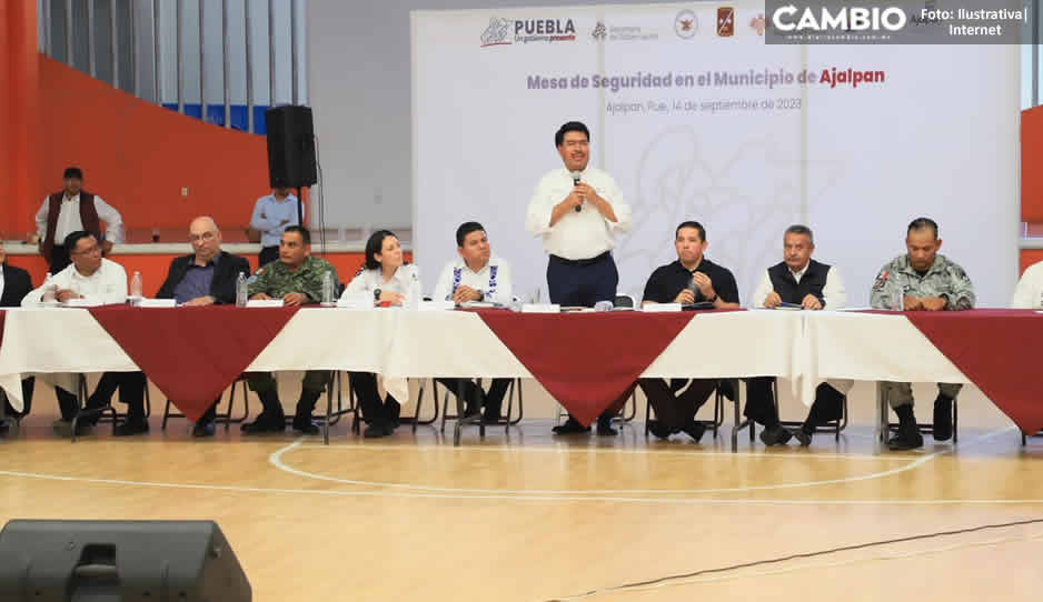 Gobierno de Puebla se compromete a reforzar seguridad en Ajalpan