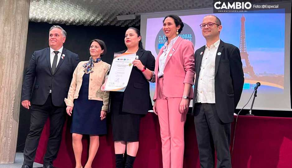 Destaca Amozoc durante el Foro Global de Ciudades Sostenibles en Francia