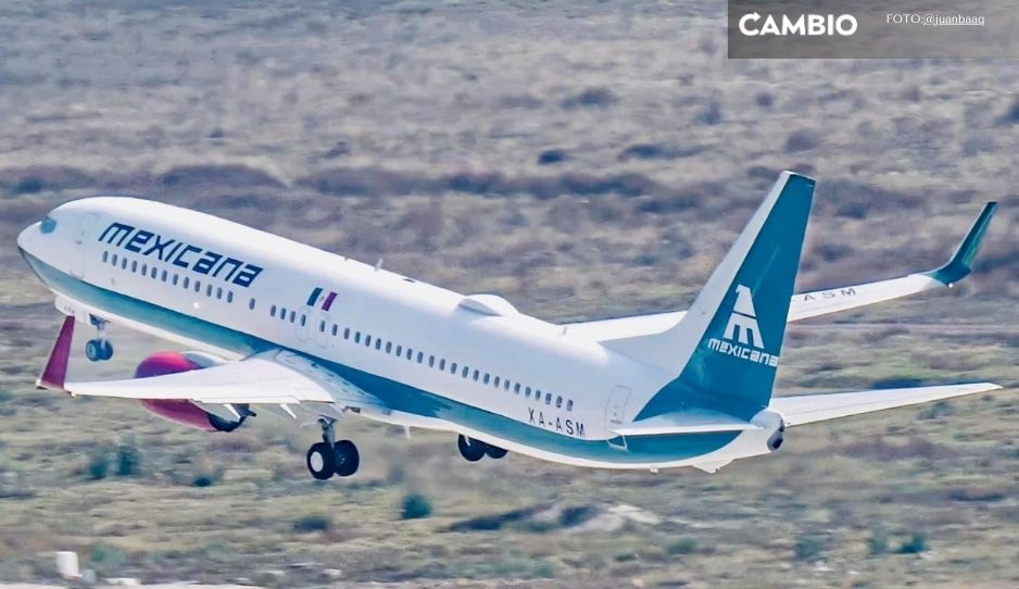 Despega el primer vuelo de Mexicana de Aviación desde el AIFA: Aterriza en Tulum (VIDEO)