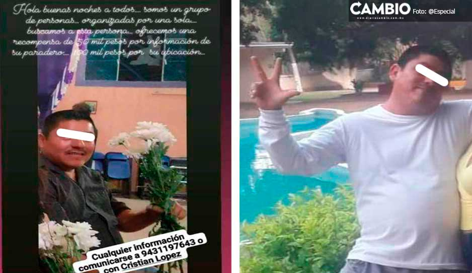 Ofrecen 100 mil pesos por información de Damaso N., feminicida de Vanesa de 13 años en Totoltepec