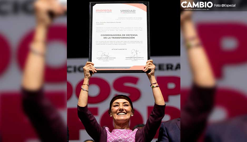 OFICIAL: Sheinbaum ya es la coordinadora nacional de la 4T de Morena (VIDEO)