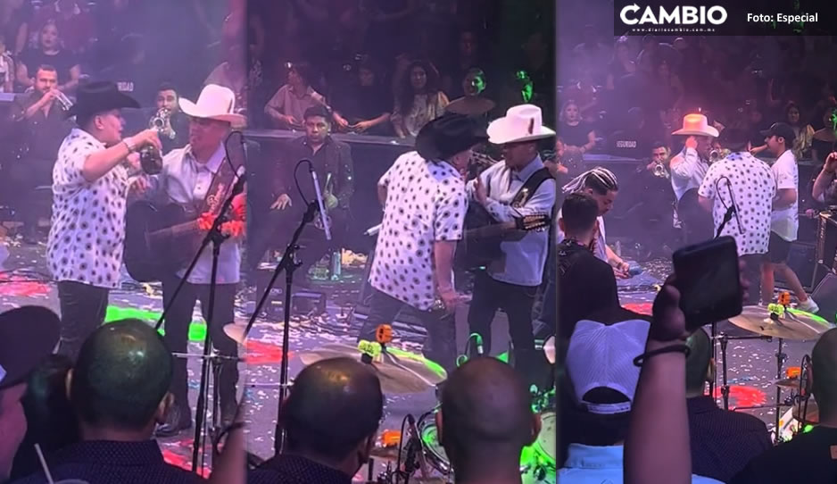 AB Luna de Grupo Firme se pone de malacopa durante show en Monterrey (VIDEO)