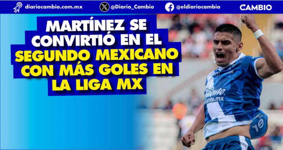 Guillermo Martínez, el goleador del Puebla, busca ser convocado a la selección mexicana