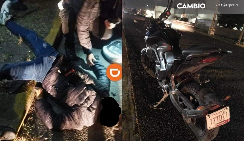 Motociclista pierde la vida tras derrapar sobre Boulevar Xonacatepec