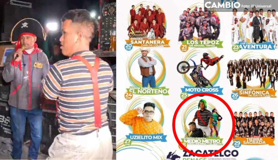 Medio Metro se topa con Sonido Pirata en baile de Tlaxcala, pero ni se saludaron