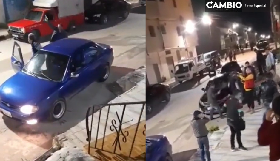 FUERTE VIDEO: Festejan salida de exconvicto echando tiros al aire y lo matan