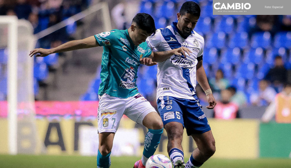 León saca la garra y vence al Club Puebla 3-1 en el primer tiempo