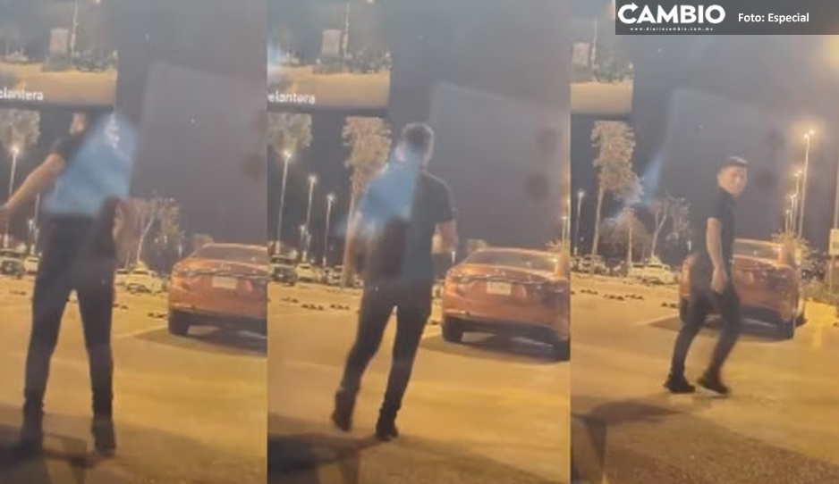 Empresario ofrece 10 mil pesos de recompensa para encontrar al hombre que rayó su Tesla (VIDEO)