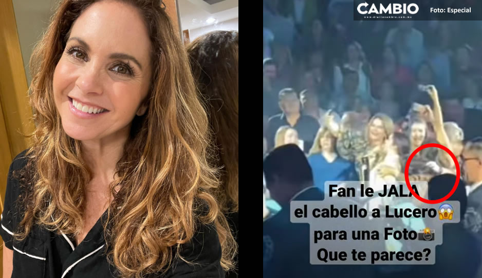 ´La vulgaridad en persona´ Fanática le da tremendo jalón de pelo a Lucero durante concierto (VIDEO)