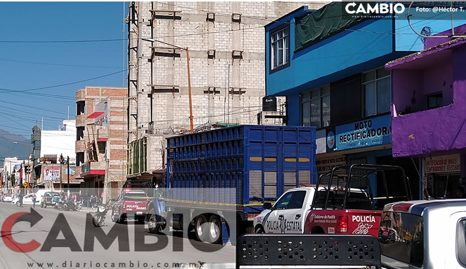 Balacera en boulevard de Texmelucan deja saldo de dos heridos