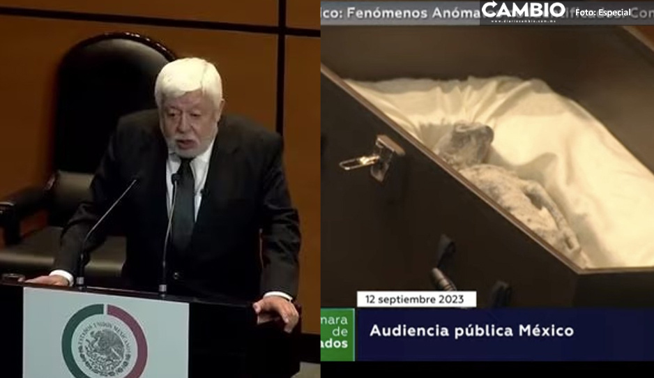 FOTOS: Maussan presentó cuerpos NO humanos en la Cámara de Diputados
